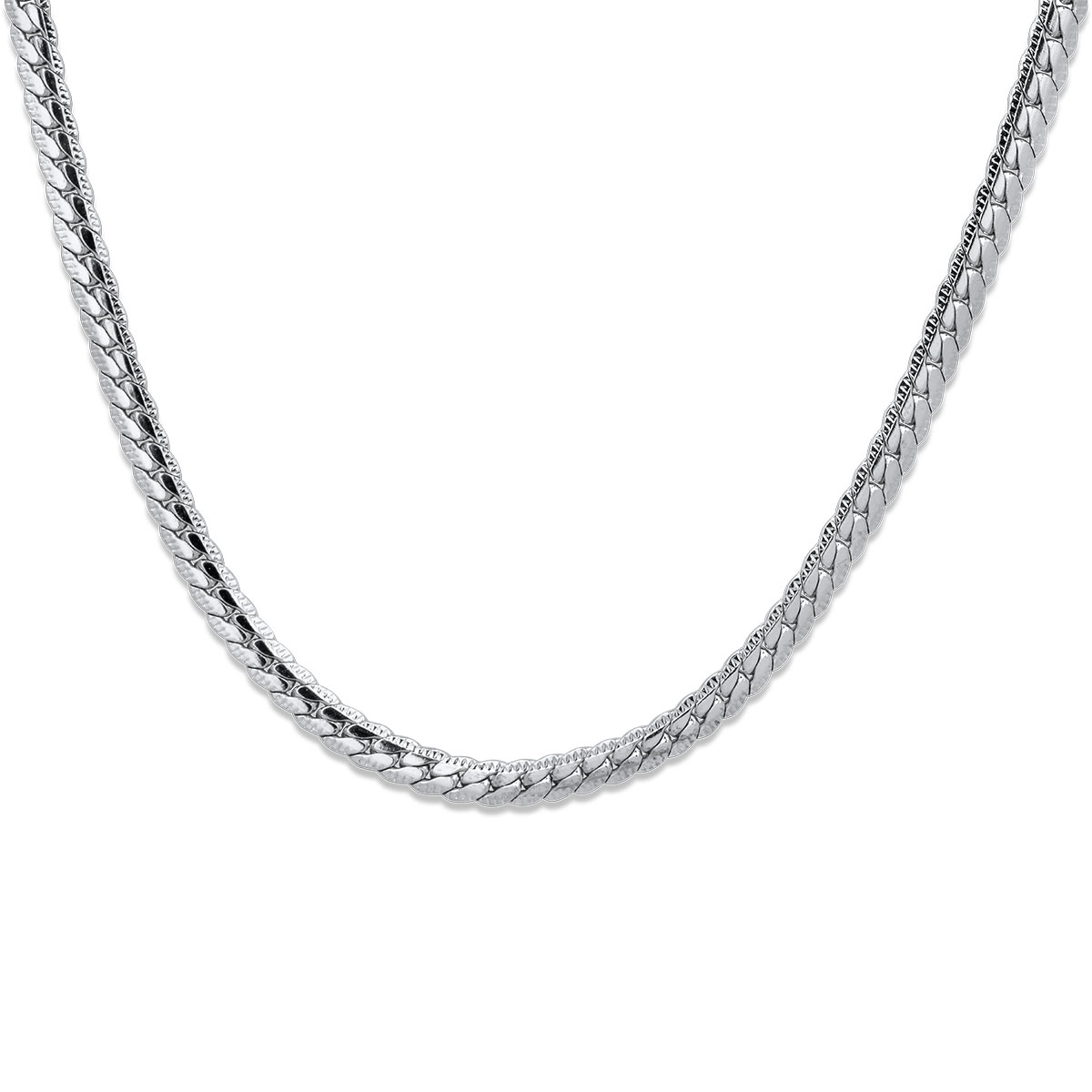 Fior Chain Silver 3MM Αλυσίδα λαιμού από ανοξείδωτο ατσάλι 316L